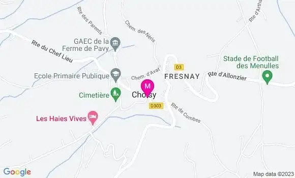 Localisation Auberge le Bien Aller