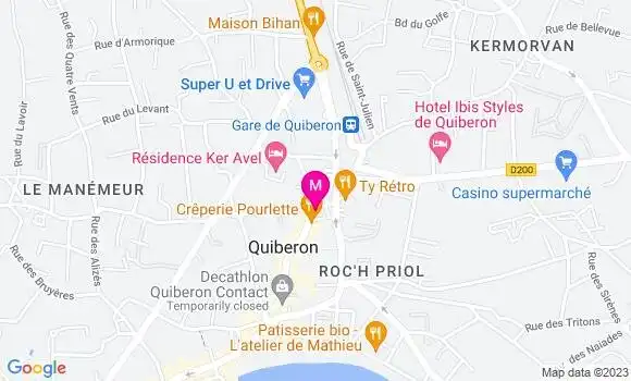 Localisation Fast Food Quib