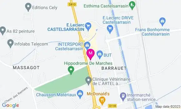 Localisation Restaurant  Les Canailles