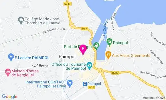 Localisation Crêperie les Alizés