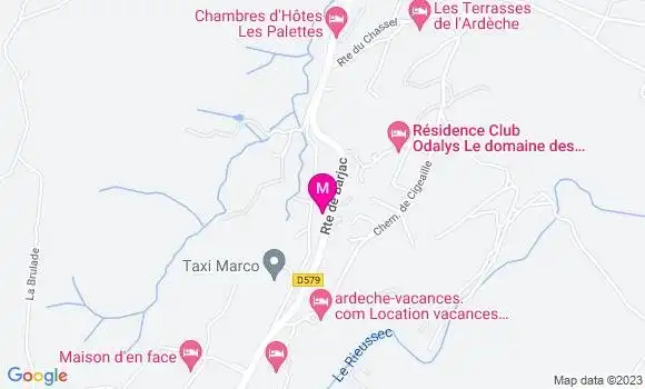 Localisation Restaurant  La Finca