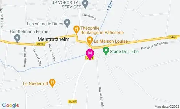 Localisation Restaurant  Le Niederrott