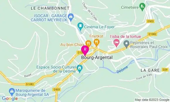Localisation Le Bistrot de la Famille