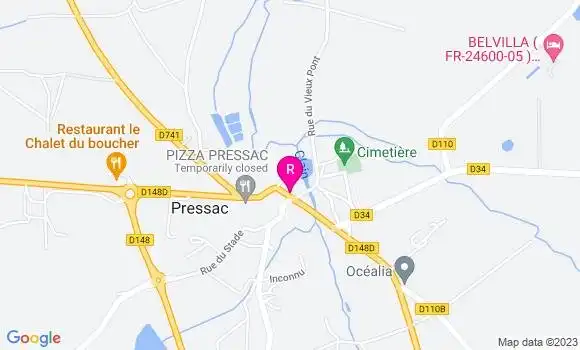 Localisation Bistrot Saint Just