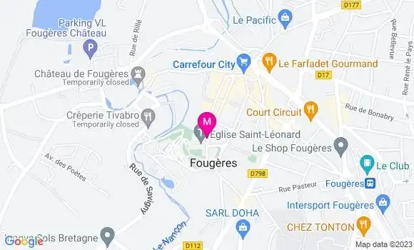 Localisation Restaurant  Breizh Bowl