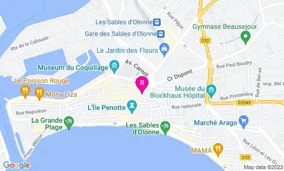 Localisation Restaurant  Le Jet d