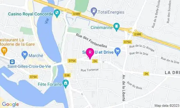 Localisation Restaurant  La Bonne Pâte