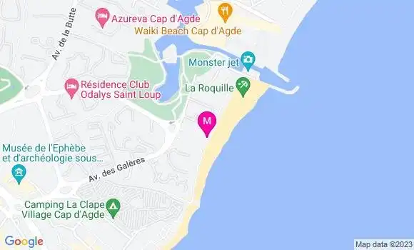 Localisation Restaurant  Roquille Beach