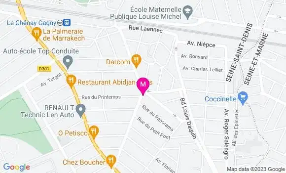 Localisation Restaurant Grill O