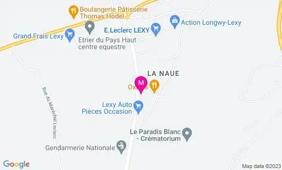 Localisation Restaurant  Oxalys
