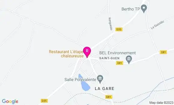 Localisation Restaurant  L