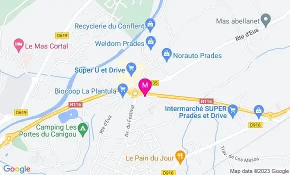 Localisation Restaurant Gastronomique Le Pablo