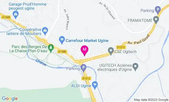 Localisation Restaurant  La Broche