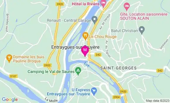 Localisation Restaurant  Le Quai West