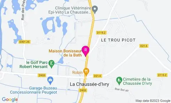 Localisation Restaurant  Maison Bonisseur de la Bath