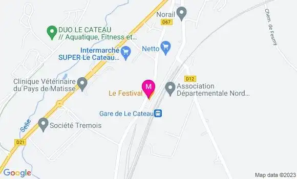 Localisation Restaurant  Le Festival