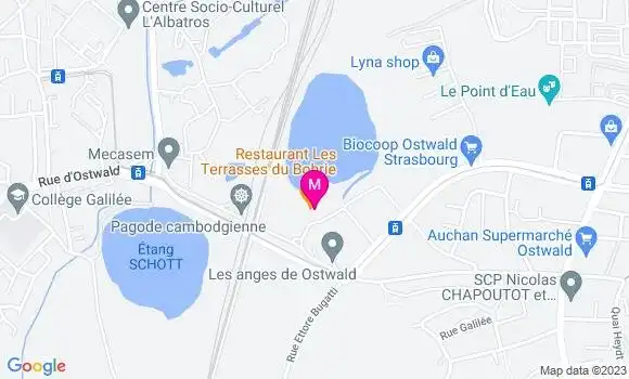Localisation Restaurant  Les Terrasses du Bohrie