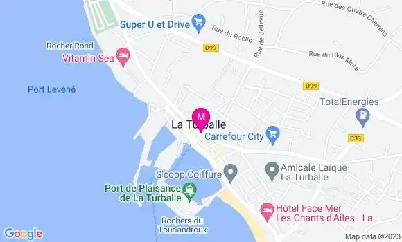 Localisation Restaurant  Le Melyna