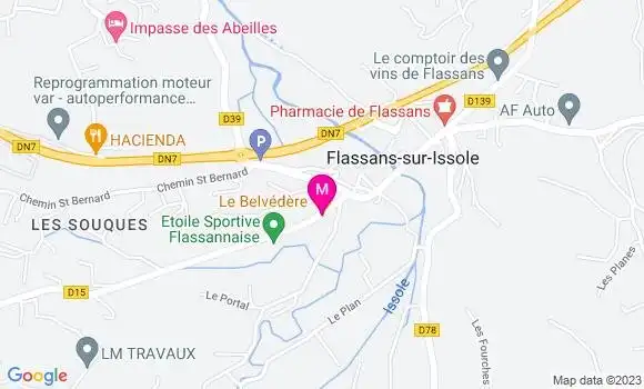 Localisation Restaurant  Le Belvédère