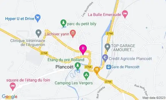 Localisation Crêperie La Pâte à Crêpes