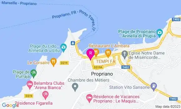 Localisation Restaurant  L