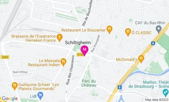 Localisation Pizzeria Pizza Hut
