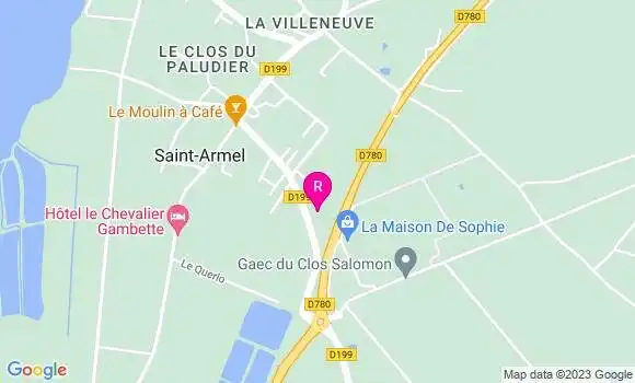 Localisation Restaurant  Bara Breizh