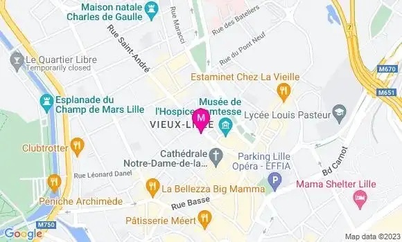Localisation Restaurant  Pureté