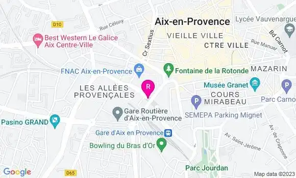 Localisation Auben Café
