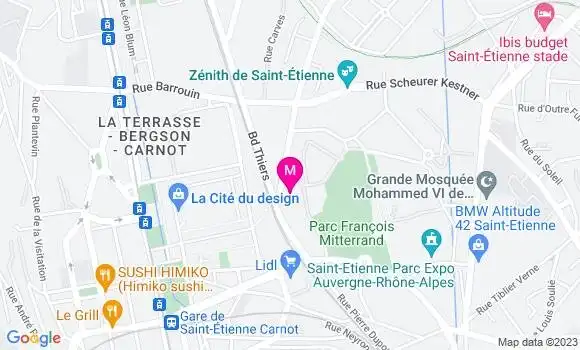 Localisation Bistrot de la Galerie