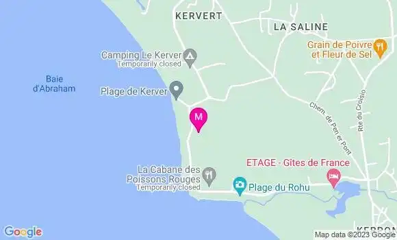 Localisation Restaurant  Le Mor Braz