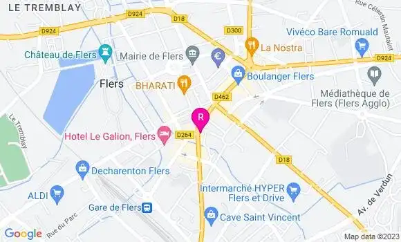 Localisation Restaurant  Rapid