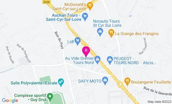 Localisation Restaurant  Boulangerie Ange