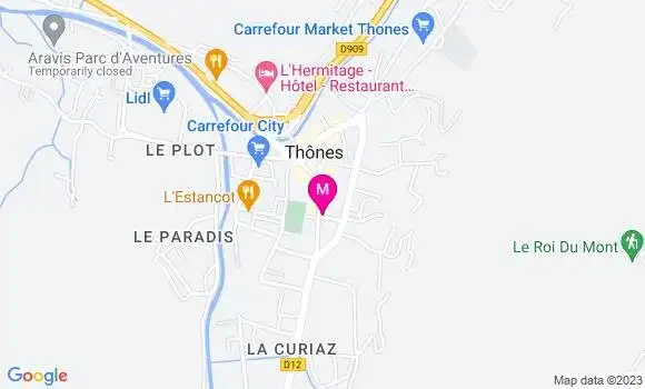 Localisation La Crêperie