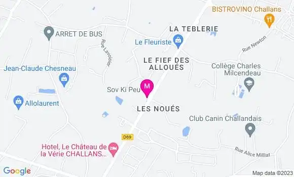 Localisation Restaurant  A l