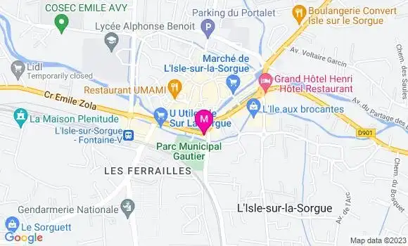 Localisation Restaurant  La Commanderie