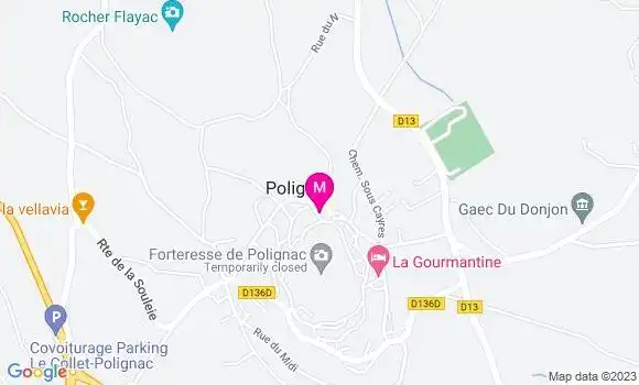 Localisation Auberge du Donjon