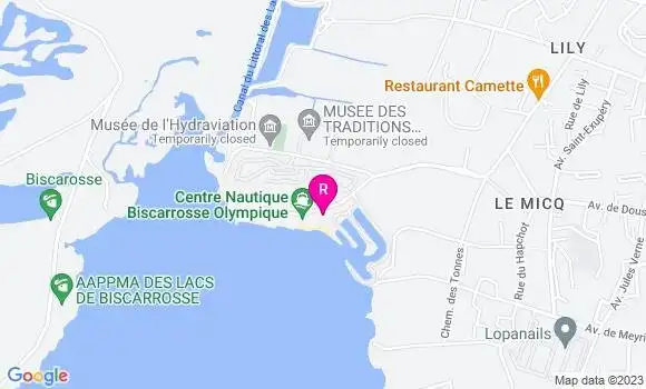 Localisation Restaurant  Le Ponton
