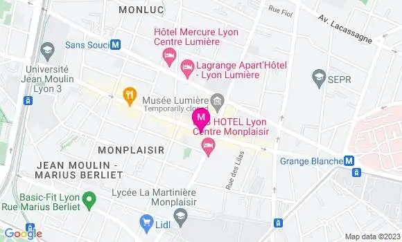 Localisation Restaurant  Bar des Champ