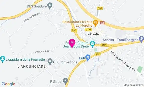 Localisation Restaurant  Le Tournesol