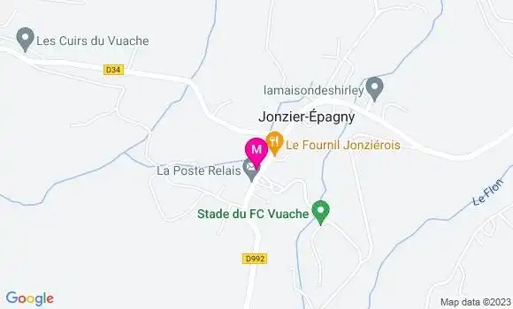 Localisation Restaurant  La Goutte d