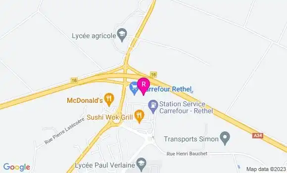 Localisation Sushi Wok Grill