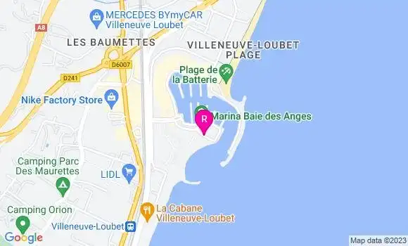 Localisation Restaurant  La Pagode