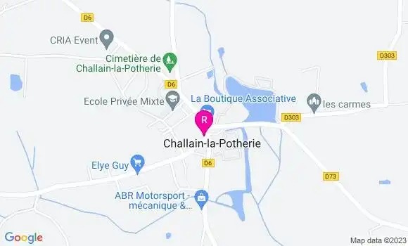 Localisation Restaurant  Le Relais du Château