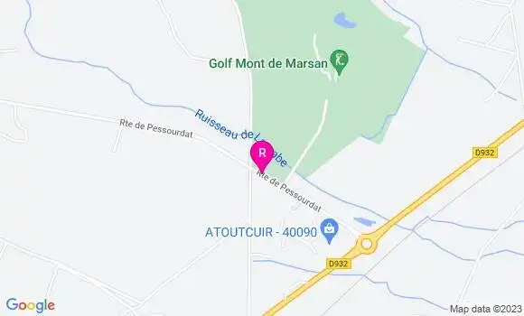 Localisation Restaurant du Golf