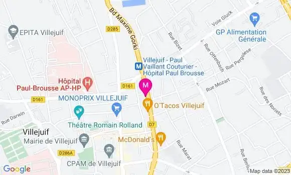 Localisation Pizzeria Pizza Time