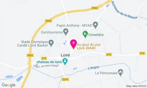 Localisation Restaurant  Au Gout du Jour