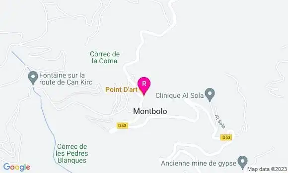 Localisation Restaurant  Point d