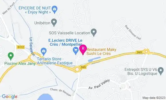 Localisation Maky Sushi