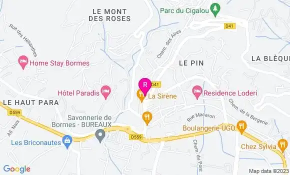 Localisation Restaurant  Le Louis d